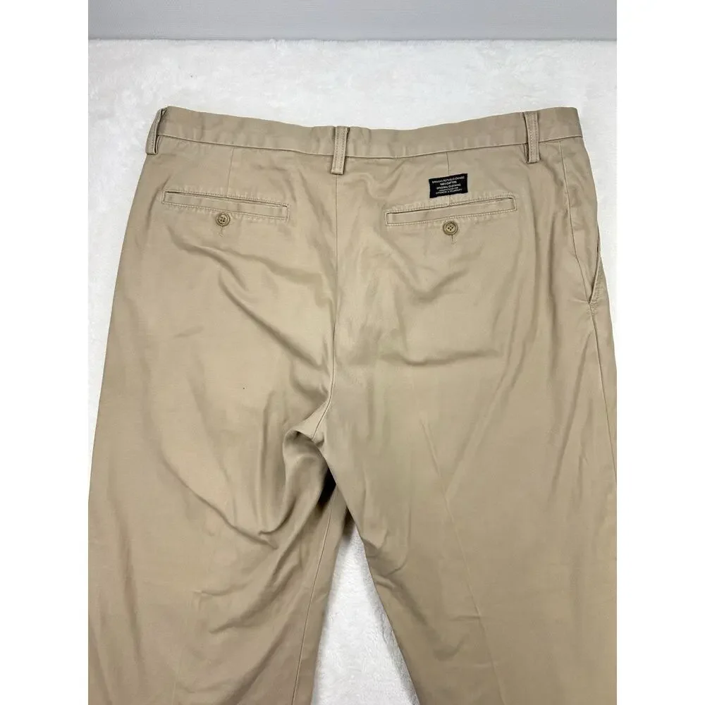 Banana Republic Chino Pants Mens 36x30 Khaki Beige Slim Fit Dawson